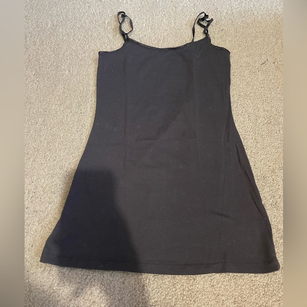 Zenana Outfitters brown long tank top size small‎